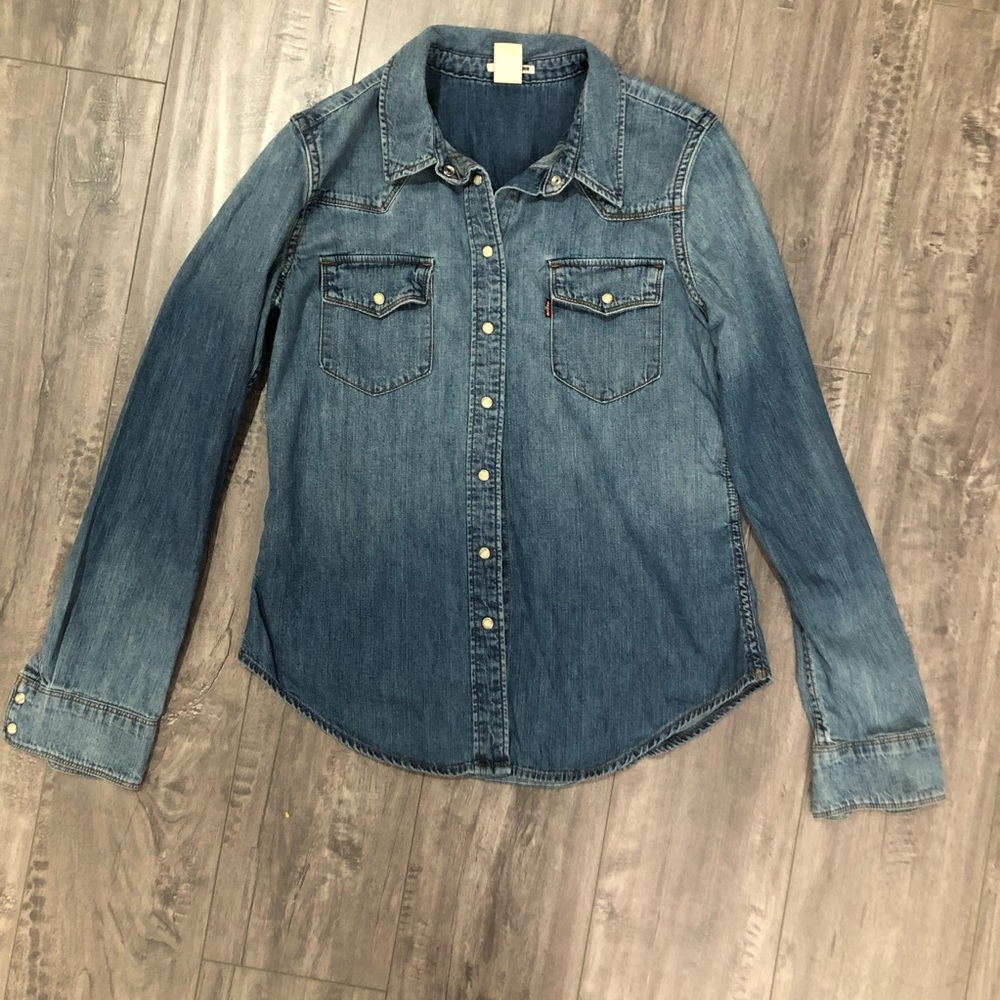 Levi’s Button Down Jean Flannel